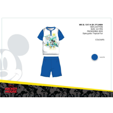 Disney Disney Mickey egér nyári rövid ujjú gyerek pizsama - pamut pizsama - középkék - 104