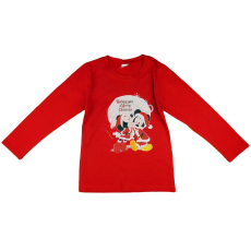 Disney Disney Mickey és Minnie karácsonyi feliratos lányka póló
