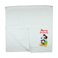 Disney Disney Mickey hímzett frottír Törölköző 70x140cm - Karácsony fürdőkellék