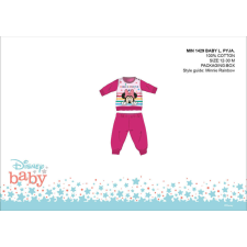 Disney Disney Minnie egér baba pizsama - jersey pamut pizsama - pink - 92 gyerek hálóing, pizsama