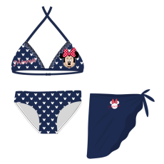 Disney Disney Minnie egér fürdőruha szett - bikini háromszög felsőrésszel+szoknya kislányoknak - sötétkék - 110