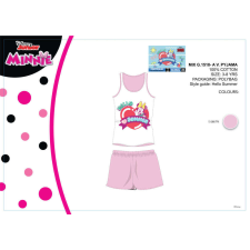 Disney Disney Minnie egér nyári ujjatlan gyerek pizsama - pamut pizsama - világosrózsaszín - 122 gyerek hálóing, pizsama