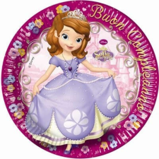 Disney Disney Sofia Happy Birthday, Szófia Papírtányér 8 db-os 23 cm party kellék