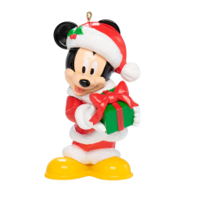 Disney Dísz brad Mickey egér, Disney, 10 cm, többszínű karácsonyfadísz