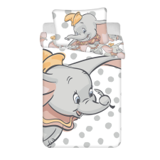 Disney Dumbo Dots gyerek, ovis ágyneműhuzat 100×135cm, 40×60 cm babaágynemű, babapléd
