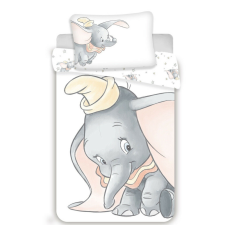 Disney Dumbo Grey gyerek, ovis ágyneműhuzat 100×135cm, 40×60 cm babaágynemű, babapléd