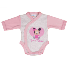 Disney elöl patentos hosszú ujjú baba body Minnie mintával - 62-es méret kombidressz, body