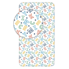 Disney és Mesehős Disney mickey letters gumis lepedő 90x200 cm JAV-BRM017337 lakástextília