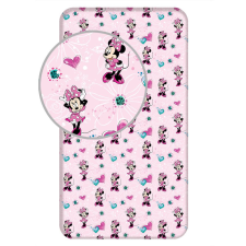 Disney és Mesehős Disney minnie flowers gumis lepedő 90x200 cm JAV-JFK033302 lakástextília