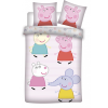 Disney és Mesehős Peppa malac little friends gyerek, ovis ágyneműhuzat 0×135cm, 40×60 cm JAV-BRM008281