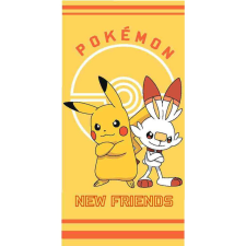 Disney és Mesehős Pokémon new friends fürdőlepedő, strand törölköző 70x140cm JAV-CBX2408002POK lakástextília