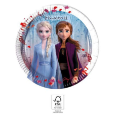 Disney Frozen II Leaf, Jégvarázs papírtányér 8 db-os 19,5 cm FSC party kellék