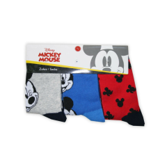 Disney Gyerek pamut bokazokni - 3 pár - Mickey egér