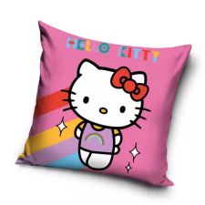 Disney Hello Kitty Rainbow velúr párnahuzat 40x40 cm Nr1 lakástextília