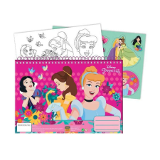 Disney Hercegnők A/4 spirál vázlatfüzet 40 lapos matricával (tavasz) füzet