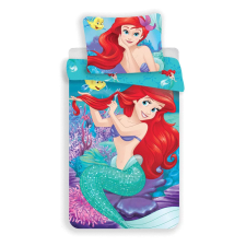 Disney Hercegnők , Ariel ágyneműhuzat 140×200cm, 70×90 cm lakástextília