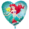 Disney Hercegnők, Ariel Curious fólia lufi 46 cm Nr5