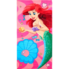 Disney Hercegnők Ariel fürdőlepedő, strand törölköző 70x140cm (Fast Dry) babatörülköző, kifogó