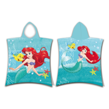 Disney Hercegnők Ariel törölköző poncsó 50x115 cm babatörülköző, kifogó