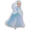 Disney Hercegnők Cinderella fólia lufi 97x75 cm Nr9