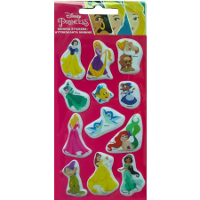 Disney Hercegnők csillogó pufi szivacs matrica szett matrica