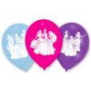 Disney Hercegnők Dance léggömb, lufi 6 db-os 22,8 cm Nr1