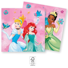 Disney Hercegnők Disney Princess Live your Story, Hercegnők szalvéta 20 db-os 33x33 cm FSC party kellék