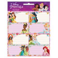 Disney Hercegnők füzetcímke 16 darabos információs címke