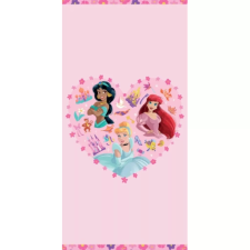 Disney Hercegnők Heartfelt Friendship fürdőlepedő, strand törölköző 70x140cm lakástextília