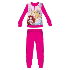 Disney Hercegnők polár pizsama - téli vastag gyerek pizsama - pink - 98