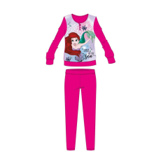 Disney Hercegnők téli pamut gyerek pizsama - interlock pizsama - pink - 104