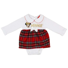 Disney hosszú ujjú Body - Minnie Mouse #fehér-piros - 56-os méret kombidressz, body