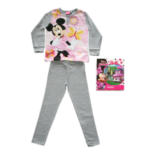 Disney Hosszú vékony pamut gyerek pizsama - Minnie egér pillangókkal - Jersey gyerek hálóing, pizsama