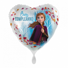 Disney Jégvarázs Anna Buon Compleanno fólia lufi 43 cm party kellék