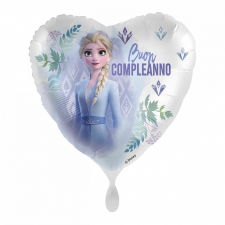 Disney Jégvarázs Elsa Buon Compleanno fólia lufi 43 cm party kellék