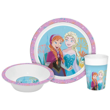 Disney Jégvarázs Enchanted étkészlet, micro műanyag szett Dobozban konyhai eszköz