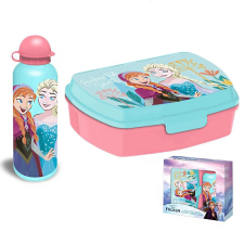 Disney Jégvarázs Enchanted szendvicsdoboz + alumínium kulacs szett uzsonnás doboz