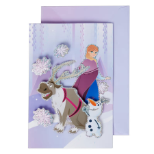 Disney Jégvarázs Friends 3D üdvözlőkártya party kellék