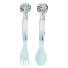 Disney Jégvarázs Ice Magic műanyag evőeszköz készlet - 2 darabos babaétkészlet