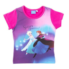 Disney Jégvarázs kislány rövid ujjú póló - pamut póló - pink_122