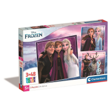Disney Jégvarázs Leaf 3x48 db-os puzzle Clementoni puzzle, kirakós