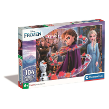 Disney Jégvarázs Leaves 104 db-os Glitter puzzle Clementoni puzzle, kirakós