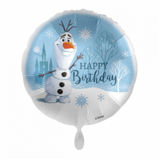  Disney Jégvarázs Olaf Snow Happy Birthday fólia lufi 43 cm party kellék