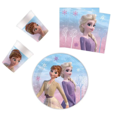 Disney Jégvarázs party szett wind 23cm-es tányérral 36db-os party kellék