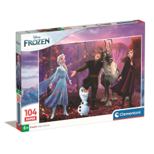 Disney Jégvarázs Singing 104 db-os puzzle Clementoni puzzle, kirakós