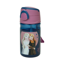 Disney Jégvarázs Sisters műanyag kulacs akasztóval 350 ml kulacs, kulacstartó