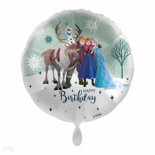 Disney Jégvarázs Team Happy Birthday fólia lufi 43 cm party kellék
