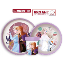 Disney Jégvarázs Trust csúszásmentes étkészlet, micro műanyag szett babaétkészlet