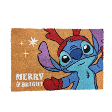Disney Karácsonyi lábtörlő Disney Stitch Merry & Bright 60 cm karácsonyi dekoráció