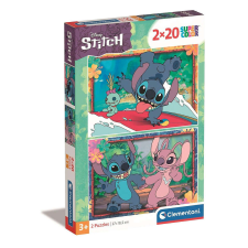 Disney Lilo és Stitch, A csillagkutya Angel 2x20 db-os puzzle Clementoni puzzle, kirakós